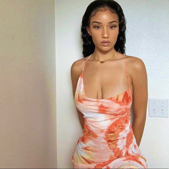 SUNSET TANGO TIE DYE MAXI DRESS ♡ - Picture 9 of 16